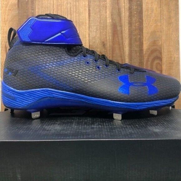 Nike Other - NEW Under Armour 1278699-014 Harper One Mid ST Cleats Men's SZ 14